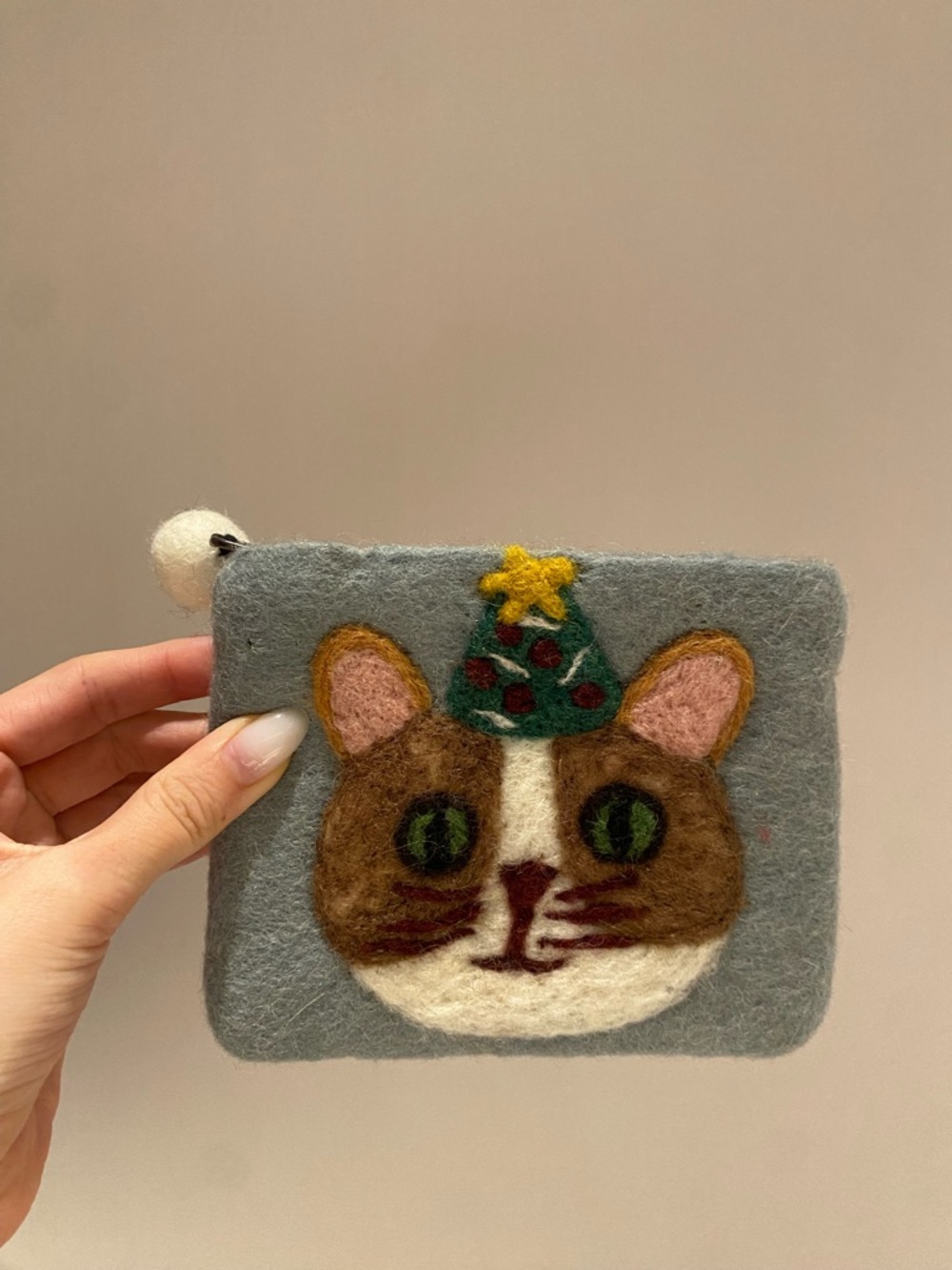 Felt Cat Coin Purse